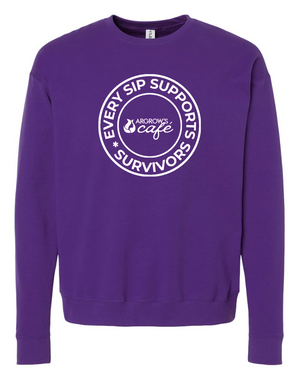Argrow's Cafe Purple Sweater